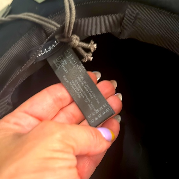 Black felt hat by ALLSAINTS - Picture 4 of 9